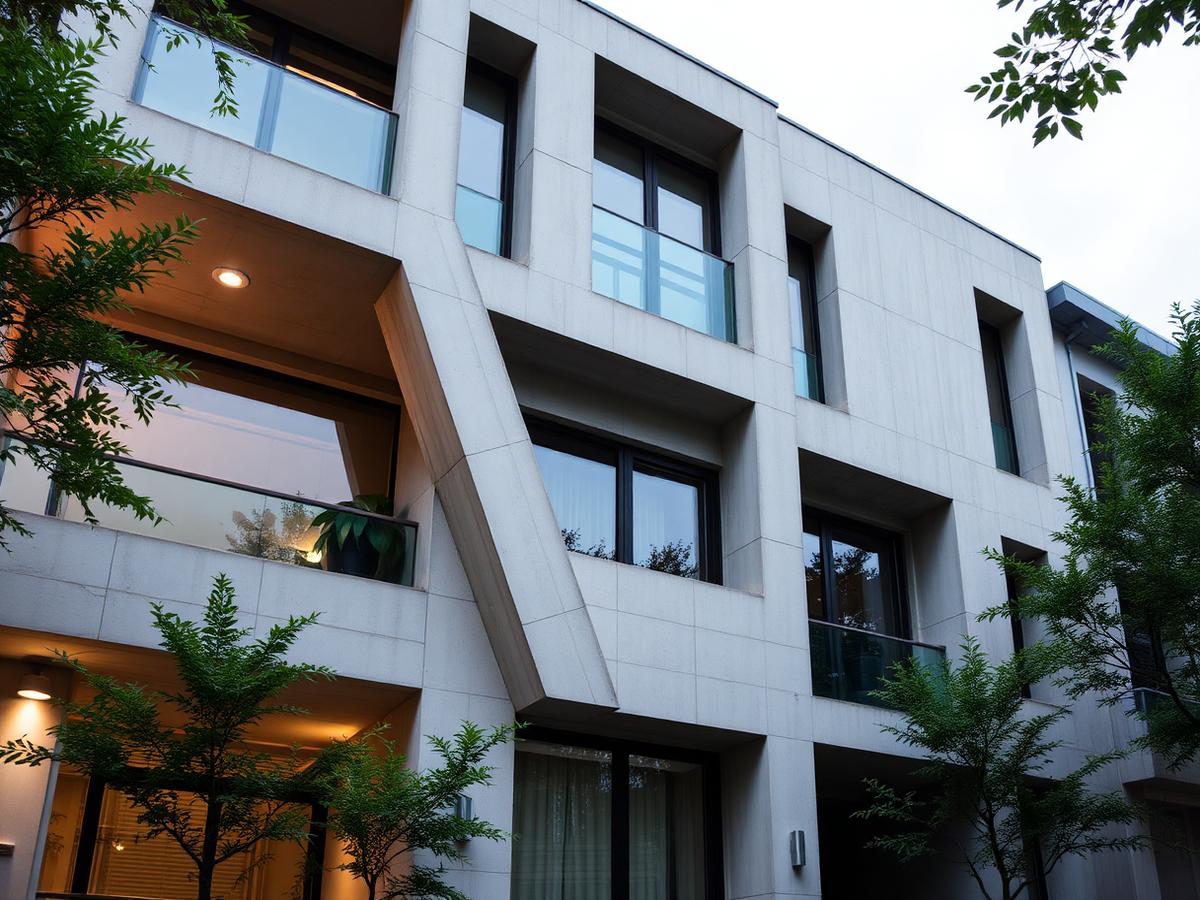 Edificio residencial — Estructura de hormigón